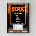Cuadro Decorativo Concierto ACDC Power Up 2026